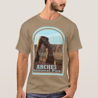 T-shirt Arches US National Park Moab Utah Randonnée Campin
