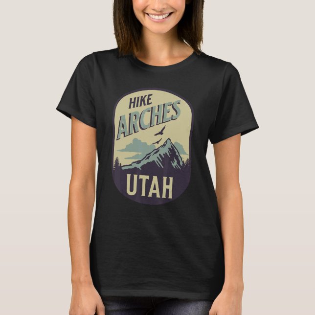 T-shirt Arches Utah Hike Mountain en plein air (Devant)