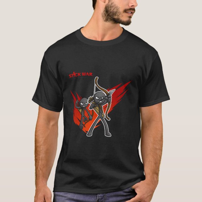 T-shirt Archidons de guerre de bâton (Devant)