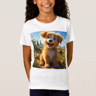 T-Shirt Archie - Chiot de récupération de laboratoire jaun