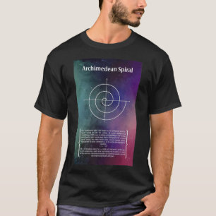 T-shirt Archimedean Spiral