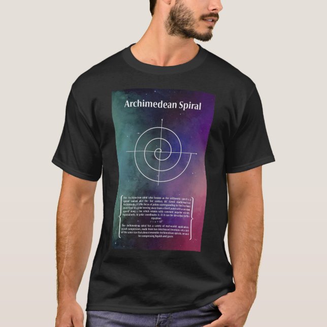 T-shirt Archimedean Spiral (Devant)