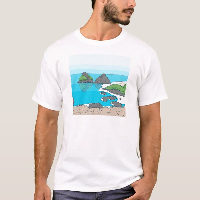 T-shirt Archipel de Fernando de Noronha - le Brésil (Devant)