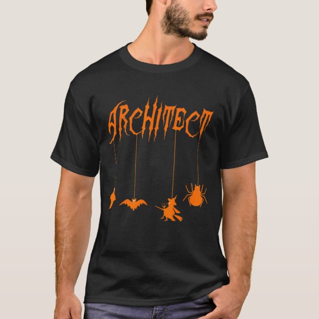 T-shirt Architect Halloween (Devant)