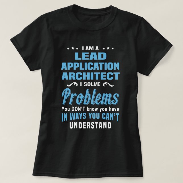 T-shirt Architecte d'application principal (Design devant)