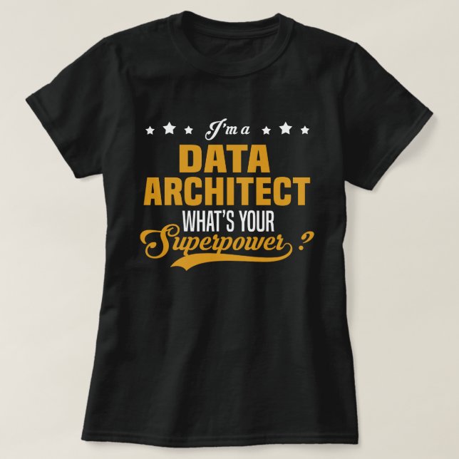 T-shirt Architecte de données (Design devant)
