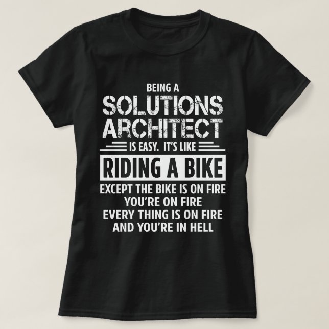 T-shirt Architecte de solutions (Design devant)
