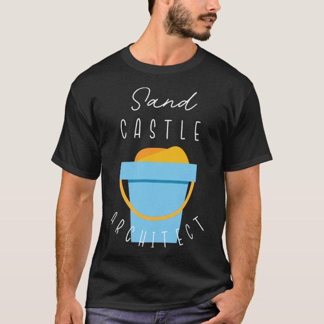T-shirt Architecte du château de sable (Devant)