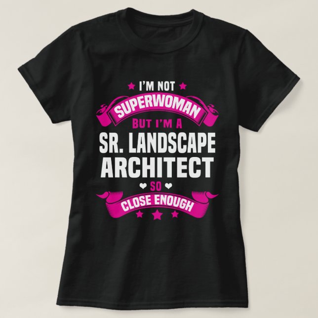 T-shirt Architecte du paysage (Design devant)