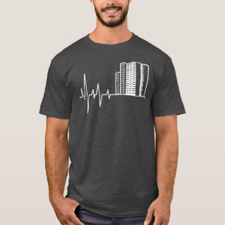 T-shirt Architecte Heartbeat Houses
