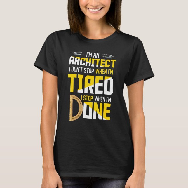 T-shirt Architecte Inspiré Architecture (Devant)