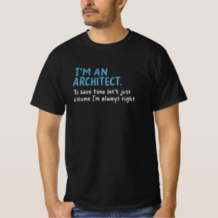 T-shirt Architecte - Je suis Architecte