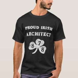 T-shirt Architecte Jour de la Saint Patrick Pittsburgh 878