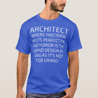 T-shirt Architecte où la précision rencontre la perfection
