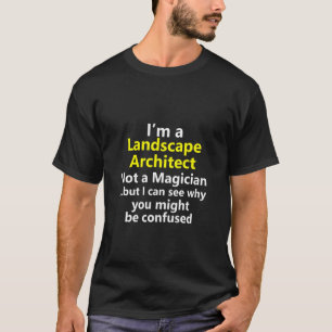 T-shirt Architecte paysagiste Emploi Concepteur de carrièr