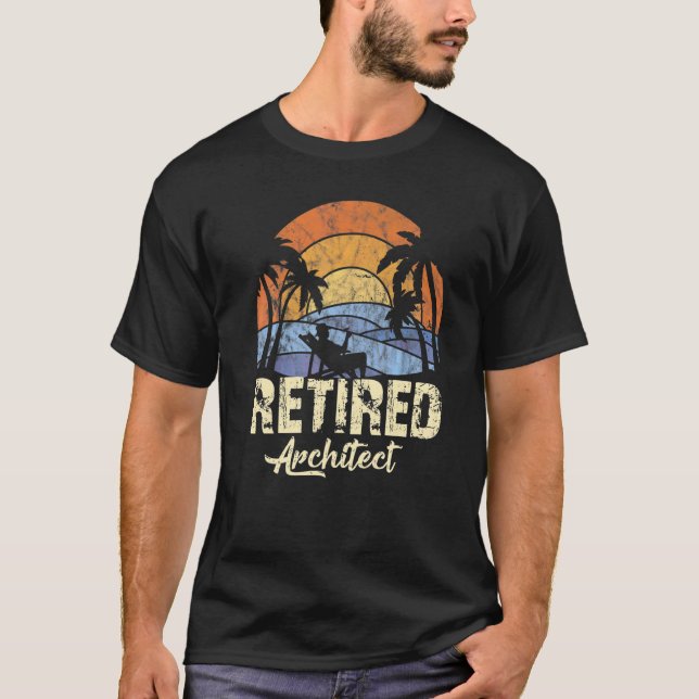 T-shirt Architecte retraité   (Devant)