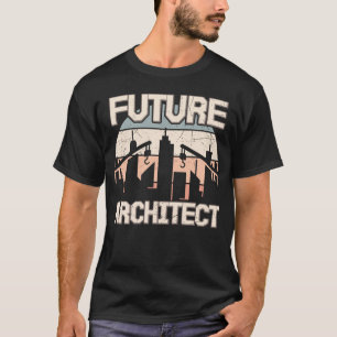 T-shirt Architecte Student Future Architect Retro