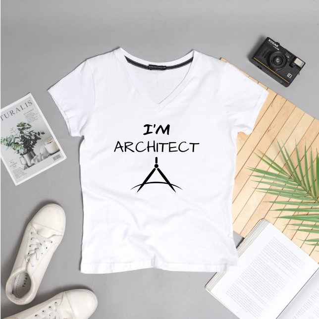 T-shirt Architecte TShirt, Architecte Student Tee ("Architects: We build dreams.")