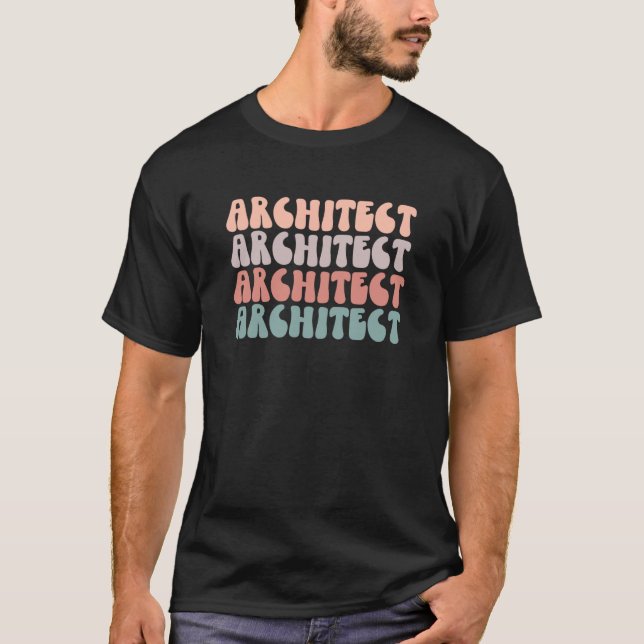 T-shirt Architecte Vie Super Architecte Appréciation de vi (Devant)