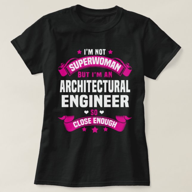 T-shirt Architectural Engineer (Design devant)