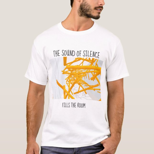 T-shirt Architectural Space with Bright Geometrical Shape (Devant)