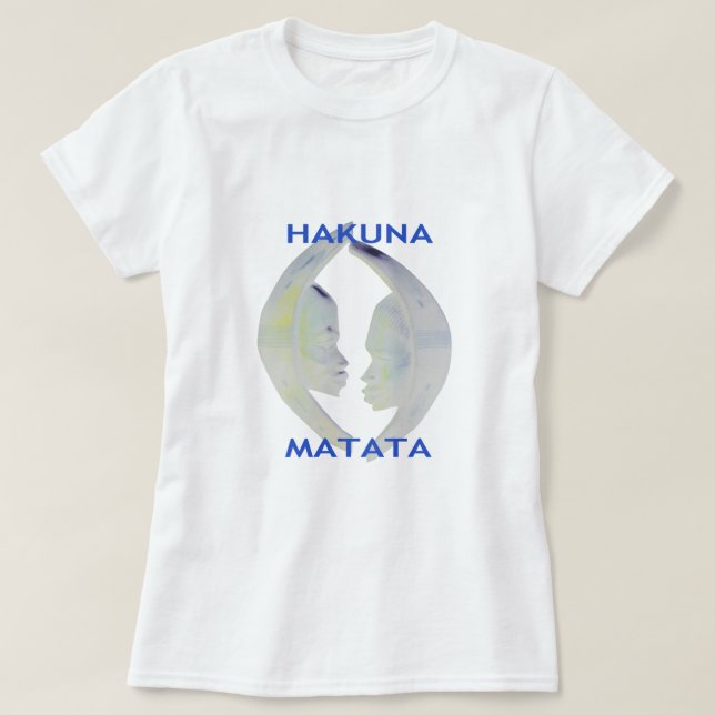 T-shirt Architecture africaine Hakuna Matata (Design devant)