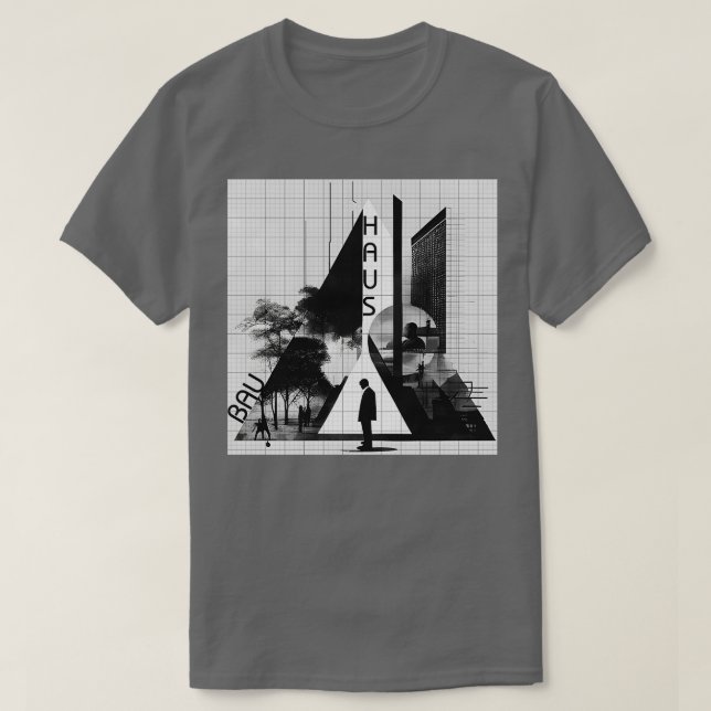 T-shirt Architecture artistique 06 BW (Design devant)