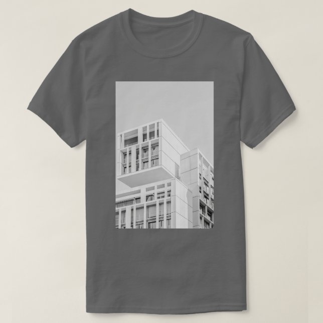 T-shirt Architecture blanche (Design devant)