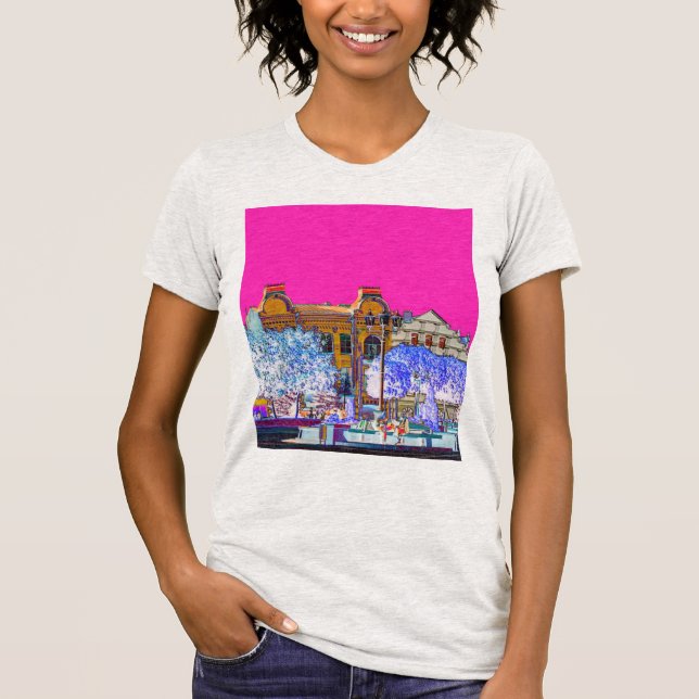 T-shirt Architecture de Grodno Biélorussie (Devant)