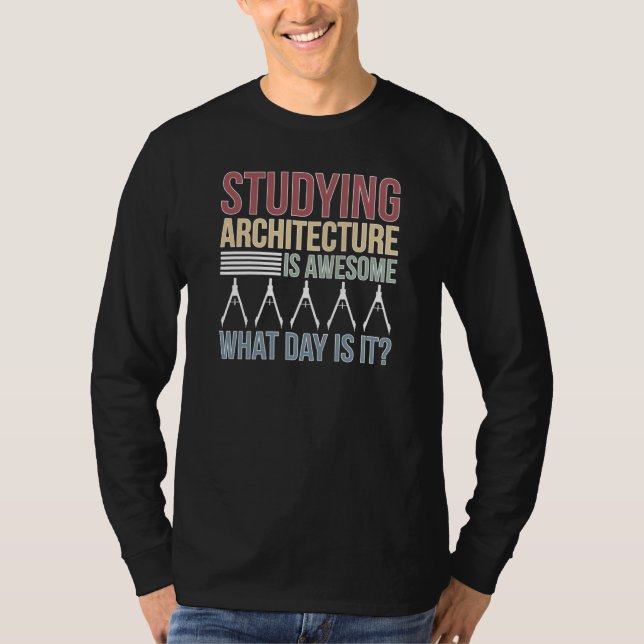 T-shirt Architecture Student  Future Architect In Progress (Devant)