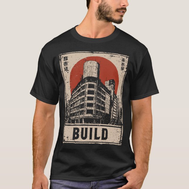 T-shirt Architecture urbaine Conception des progrès (Devant)