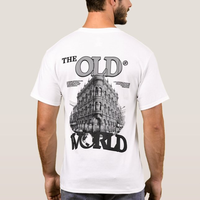 T-shirt Architecture Vieux-Monde - Élégance Vintag (Dos)