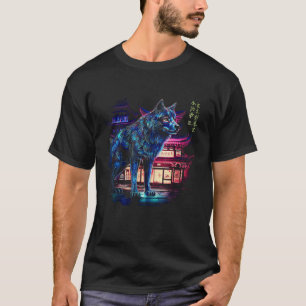 T-shirt Architecture Wolf Chine Art - Motif animal Wolf