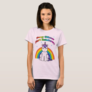 T-shirt Arcs-en-ciel à Parties scintillant de caca