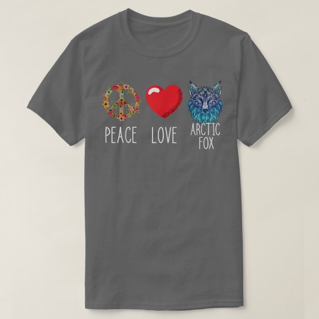 T-shirt Arctic Fo Antarctica Love Peace Arctic Fo Lover 11 (Design devant)