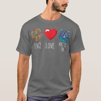T-shirt Arctic Fo Antarctica Love Peace Arctic Fo Lover 11