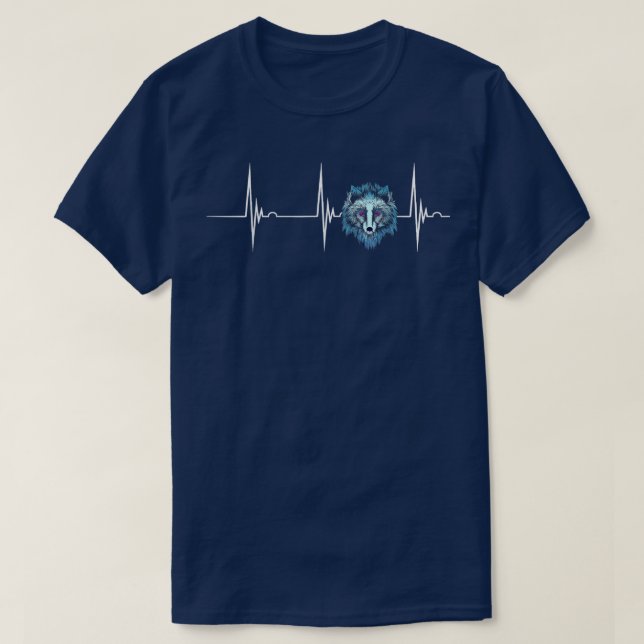 T-shirt Arctic Fo Arctic Fo Lover Cardiogram Heartbeat Ekg (Design devant)