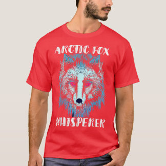 T-shirt Arctic Fox Antarctica Whisperer Animal Fox Tribu