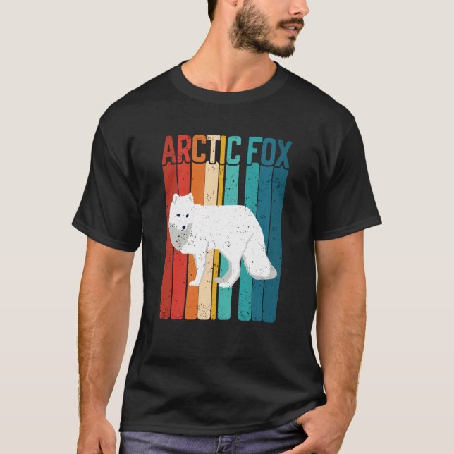 T-shirt Arctic Fox Artic Animals Cute Artic Fox Pajamas (Devant)