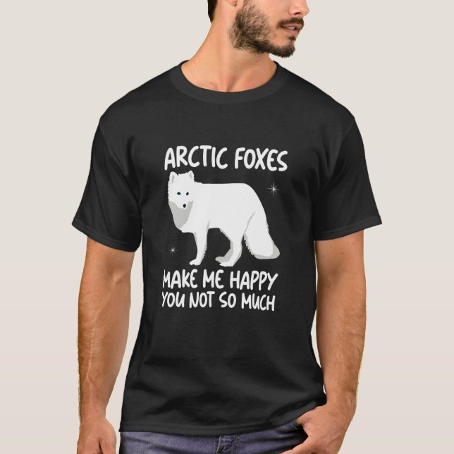 T-shirt Arctic Fox Artic Animals Cute Artic Fox Pajamas  1 (Devant)