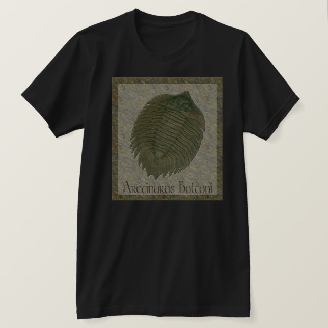 T-shirt Arctinrus Boltoni Trilobite Fossil (Design devant)