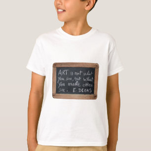 T-shirt Ardoise 03 Citations d'artiste Degas Kids Tee
