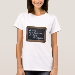 T-shirt Ardoise 08 Citation de Cezanne Tee