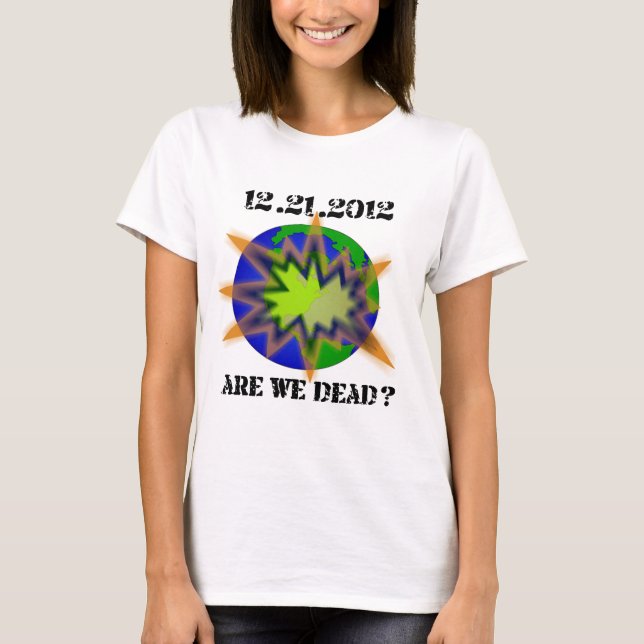 T-shirt are_we_dead__world (Devant)
