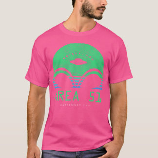 T-shirt Area 51 2019 Sunset Alien Head Ufo