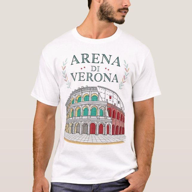 T-shirt Arène de Vérone (Devant)