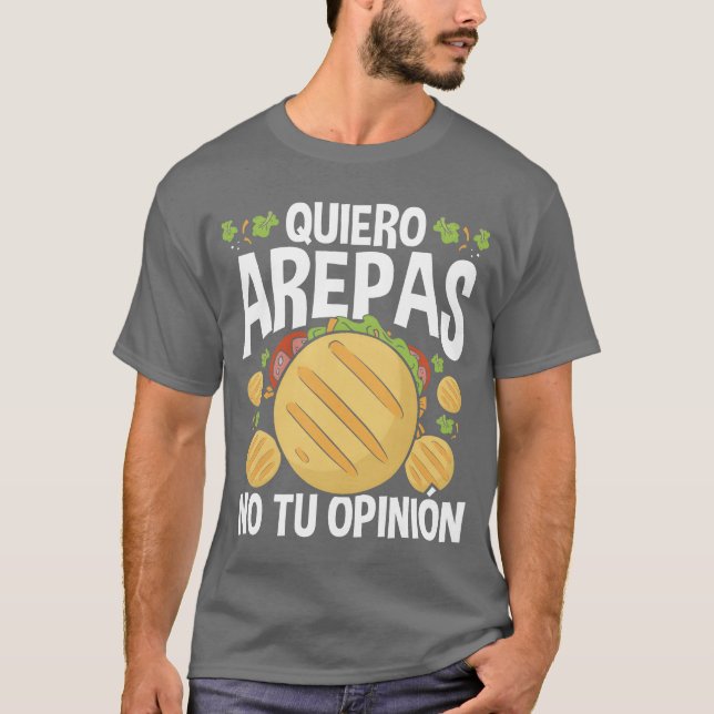 T-shirt Arepas Lover Quiero Arepas Venezuelan Food n funny (Devant)
