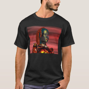 T-SHIRT ARES /CYBORG PORTRAIT EN SUNSET