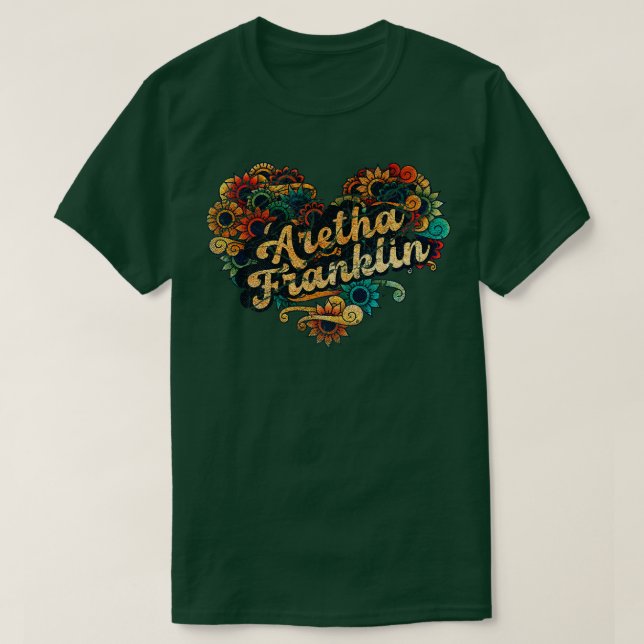 T-shirt Aretha Franklin (Design devant)