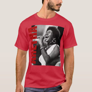 T-shirt Aretha Franklin Retro Fan Art esthétique